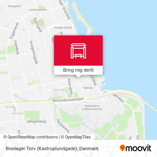 Bredager Torv (Kastruplundgade) kort