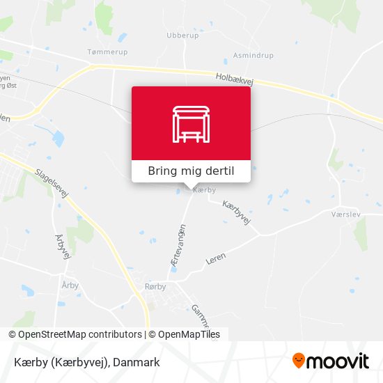 Kærby (Kærbyvej) kort