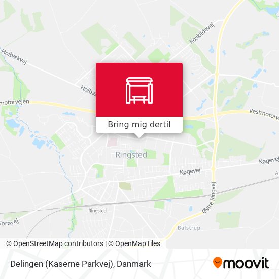 Delingen (Kaserne Parkvej) kort