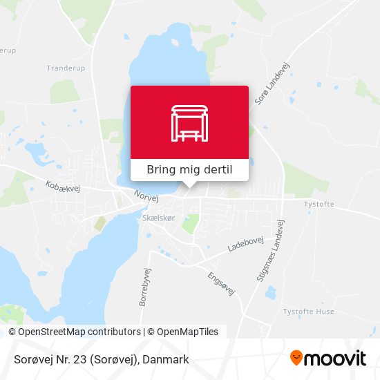 Sorøvej Nr. 23 kort