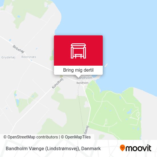 Bandholm Vænge (Lindstrømsvej) kort