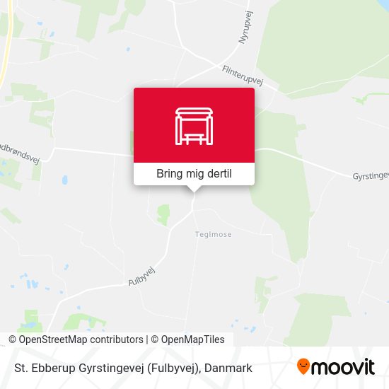 St. Ebberup Gyrstingevej (Fulbyvej) kort