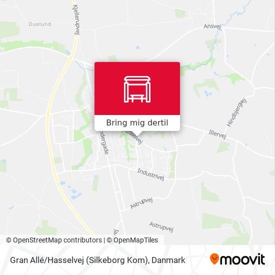 Gran Allé / Hasselvej (Silkeborg Kom) kort