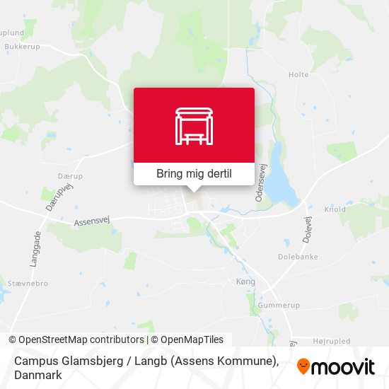 Campus Glamsbjerg / Langb (Assens Kommune) kort