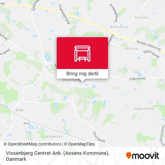 Vissenbjerg Centret Ank. (Assens Kommune) kort