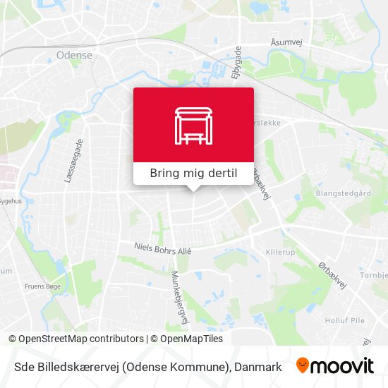 Sde Billedskærervej (Odense Kommune) kort