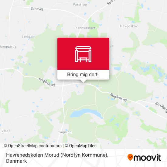 Havrehedskolen Morud (Nordfyn Kommune) kort
