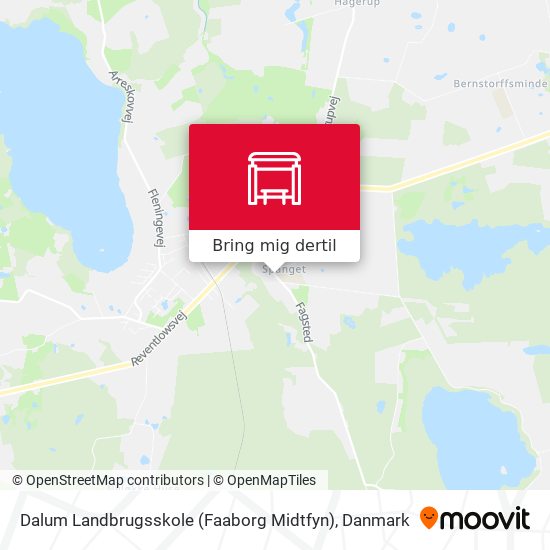 Dalum Landbrugsskole (Faaborg Midtfyn) kort