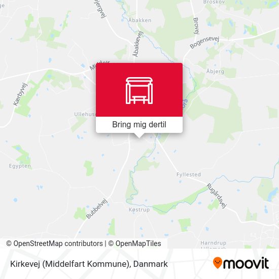 Kirkevej (Middelfart Kommune) kort