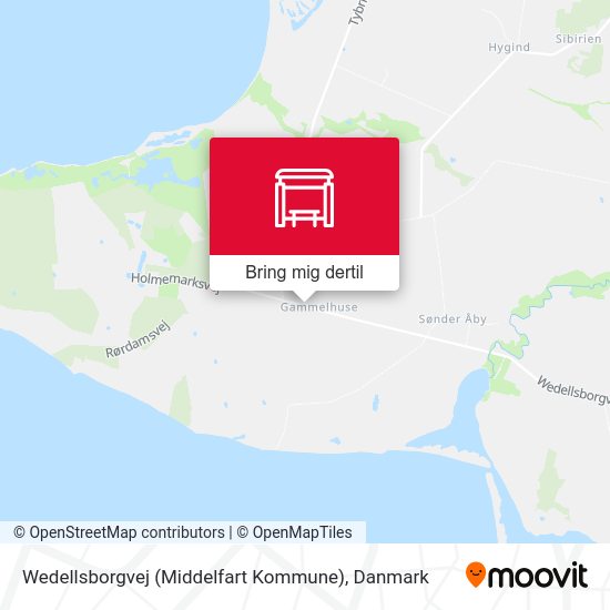 Wedellsborgvej (Middelfart Kommune) kort
