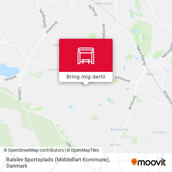 Balslev Sportsplads (Middelfart Kommune) kort