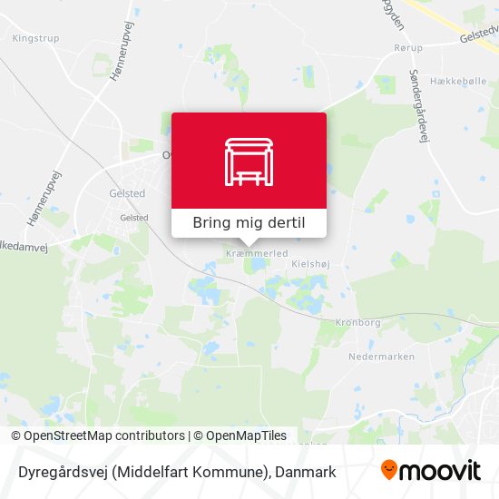 Dyregårdsvej (Middelfart Kommune) kort