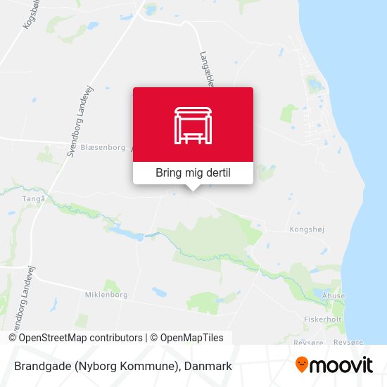 Brandgade (Nyborg Kommune) kort