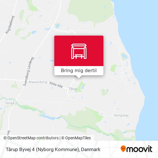 Tårup Byvej 4 (Nyborg Kommune) kort