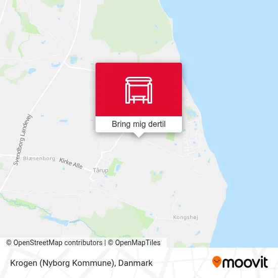 Krogen (Nyborg Kommune) kort