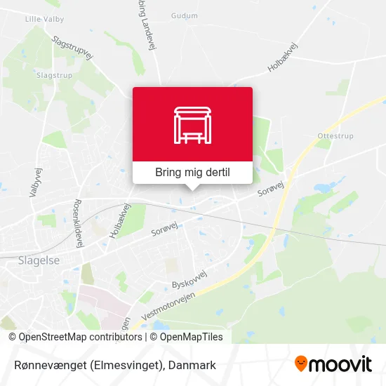 Rønnevænget (Elmesvinget) kort