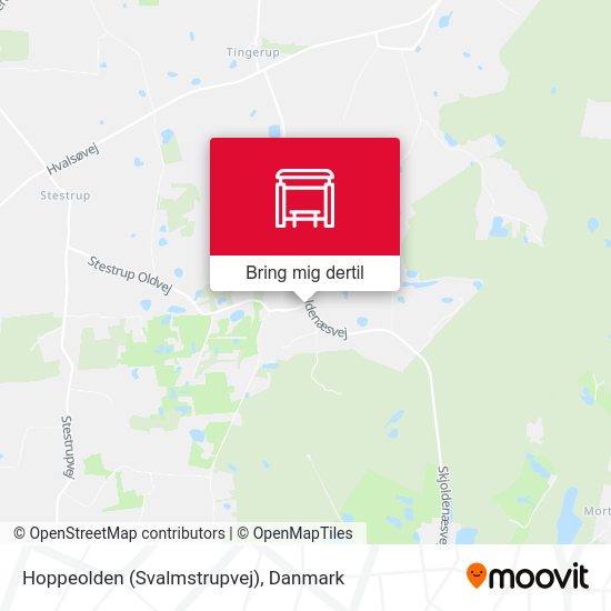 Hoppeolden (Svalmstrupvej) kort