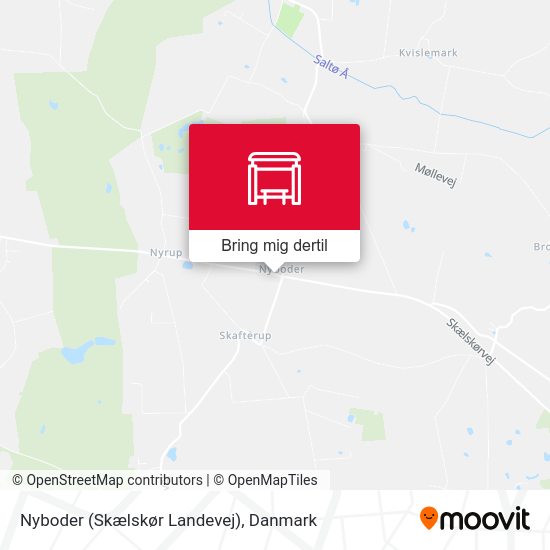 Nyboder (Skælskør Landevej) kort
