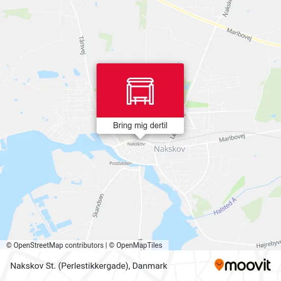 Nakskov St. (Perlestikkergade) kort