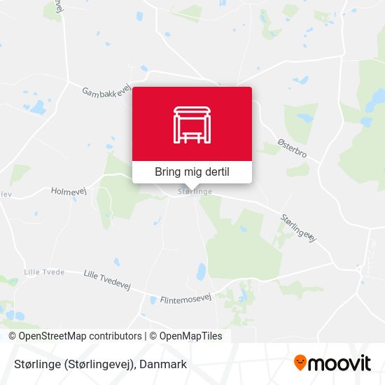 Størlinge (Størlingevej) kort