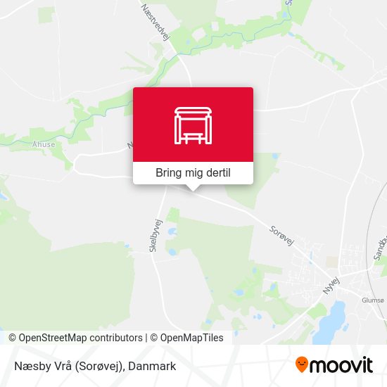 Næsby Vrå (Sorøvej) kort