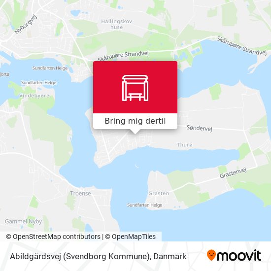 Abildgårdsvej (Svendborg Kommune) kort