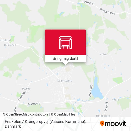 Friskolen / Krengerupvej (Assens Kommune) kort