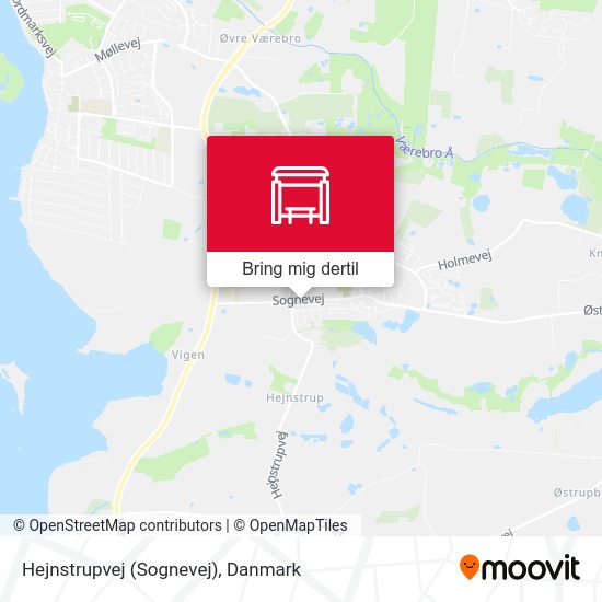 Hejnstrupvej (Sognevej) kort