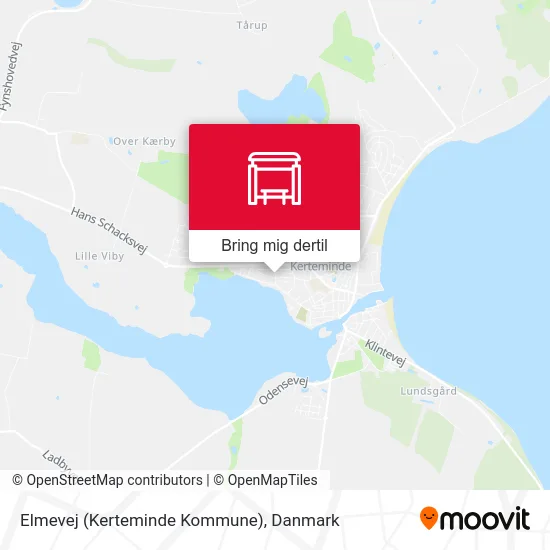 Elmevej (Kerteminde Kommune) kort