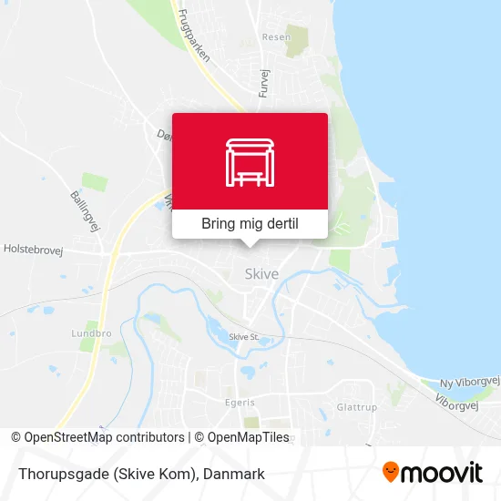 Thorupsgade (Skive Kom) kort