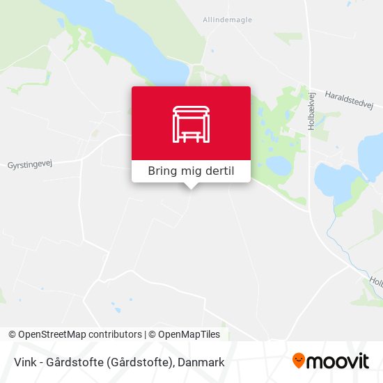 Vink - Gårdstofte kort