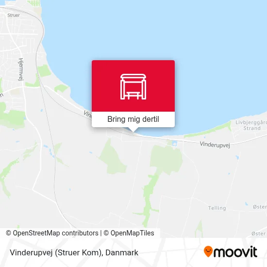 Vinderupvej (Struer Kom) kort