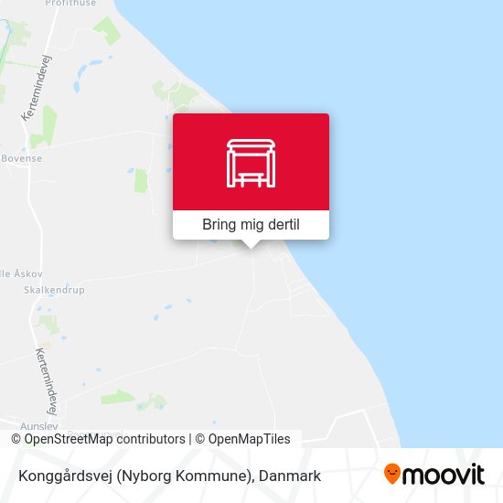 Konggårdsvej (Nyborg Kommune) kort