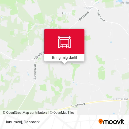 Janumvej kort