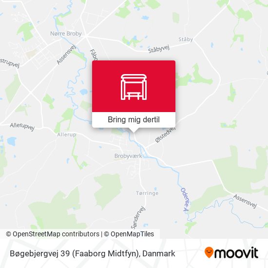 Bøgebjergvej 39 (Faaborg Midtfyn) kort
