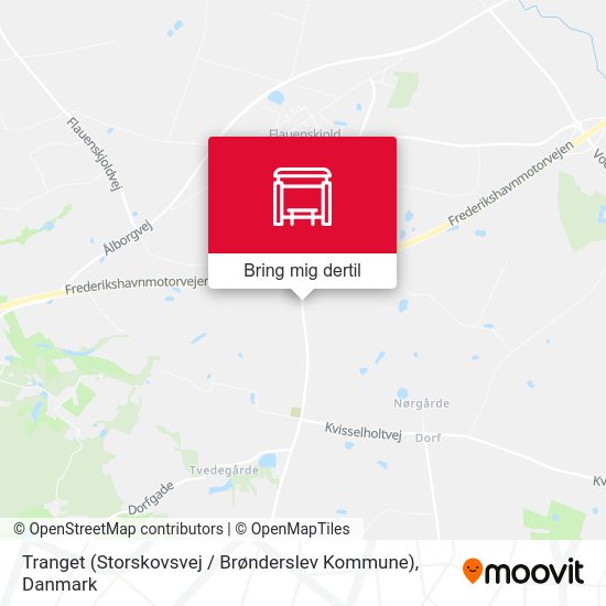 Tranget (Storskovsvej / Brønderslev Kommune) kort