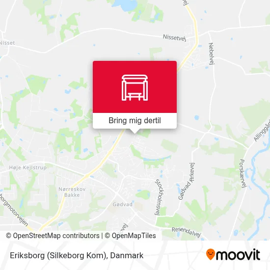 Eriksborg (Silkeborg Kom) kort