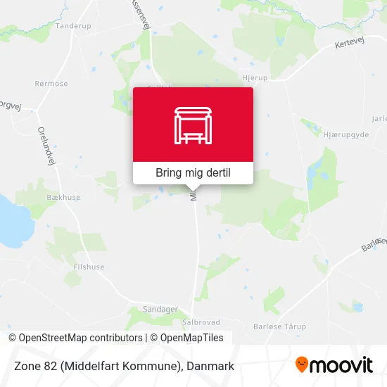 Zone 82 (Middelfart Kommune) kort