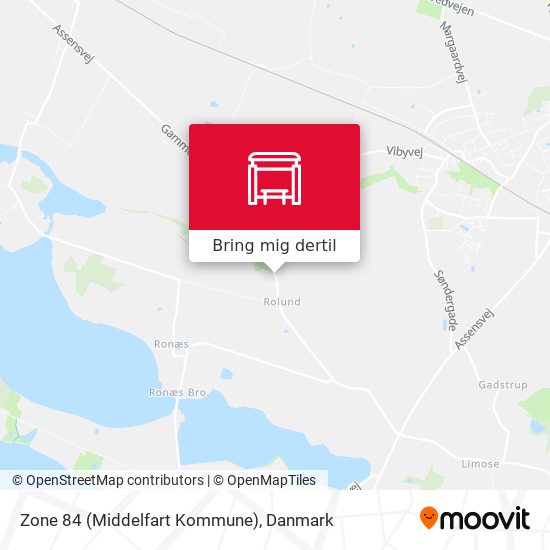 Zone 84 (Middelfart Kommune) kort