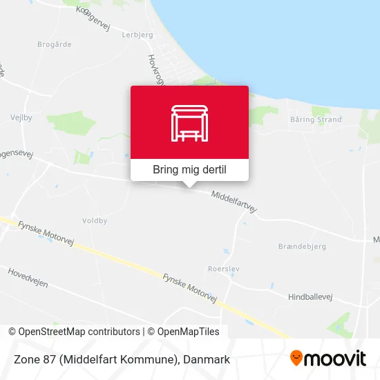 Zone 87 (Middelfart Kommune) kort