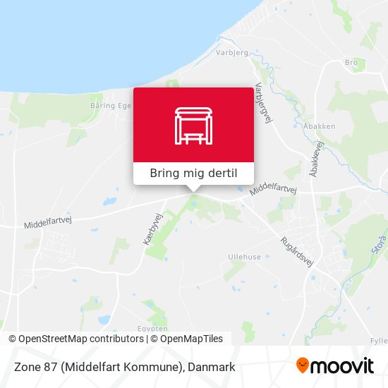 Zone 87 (Middelfart Kommune) kort