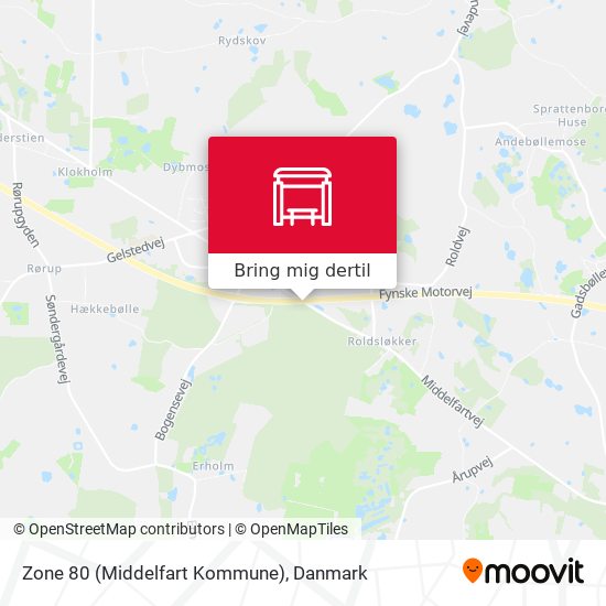 Zone 80 (Middelfart Kommune) kort