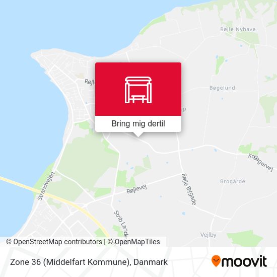 Zone 36 (Middelfart Kommune) kort