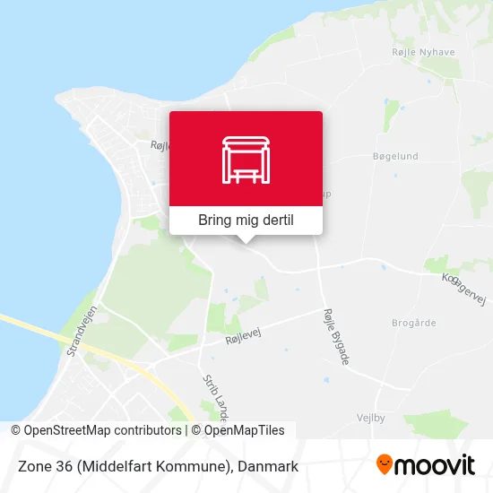 Zone 36 (Middelfart Kommune) kort