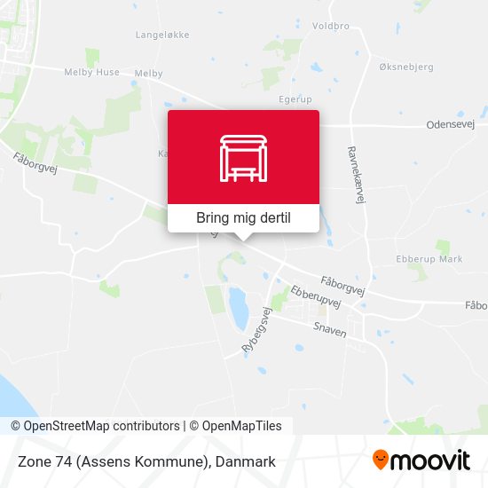 Zone 74 (Assens Kommune) kort