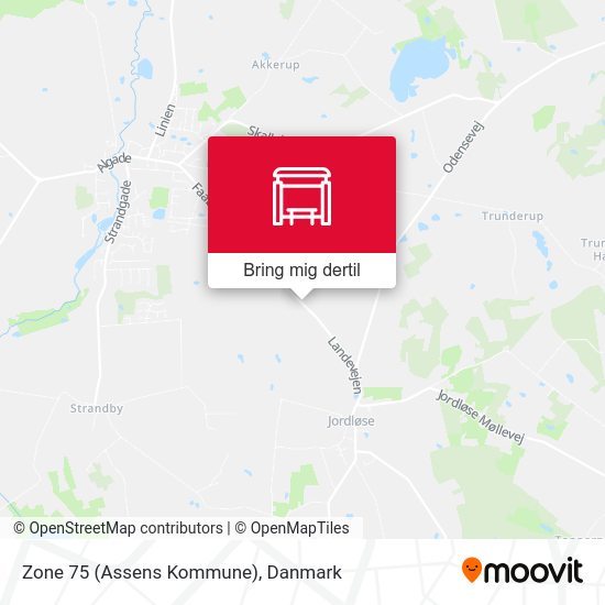 Zone 75 (Assens Kommune) kort