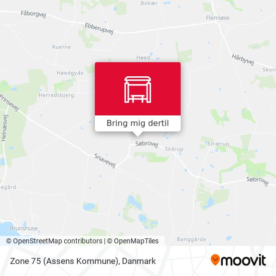 Zone 75 (Assens Kommune) kort