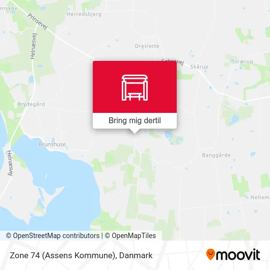 Zone 74 (Assens Kommune) kort