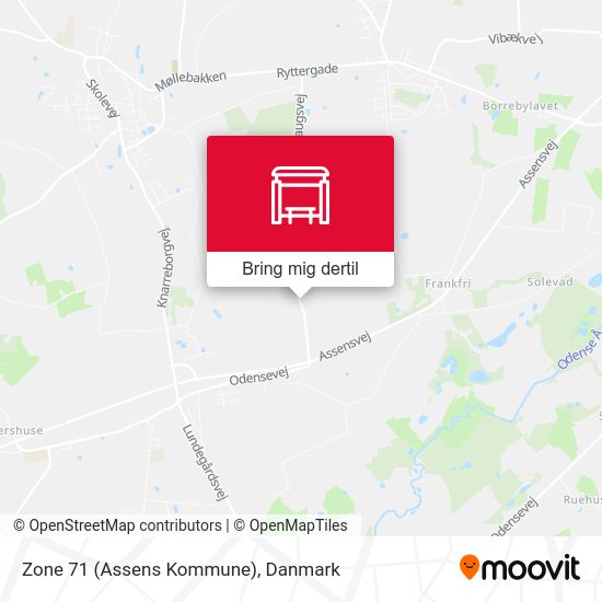 Zone 71 (Assens Kommune) kort