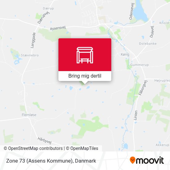 Zone 73 (Assens Kommune) kort